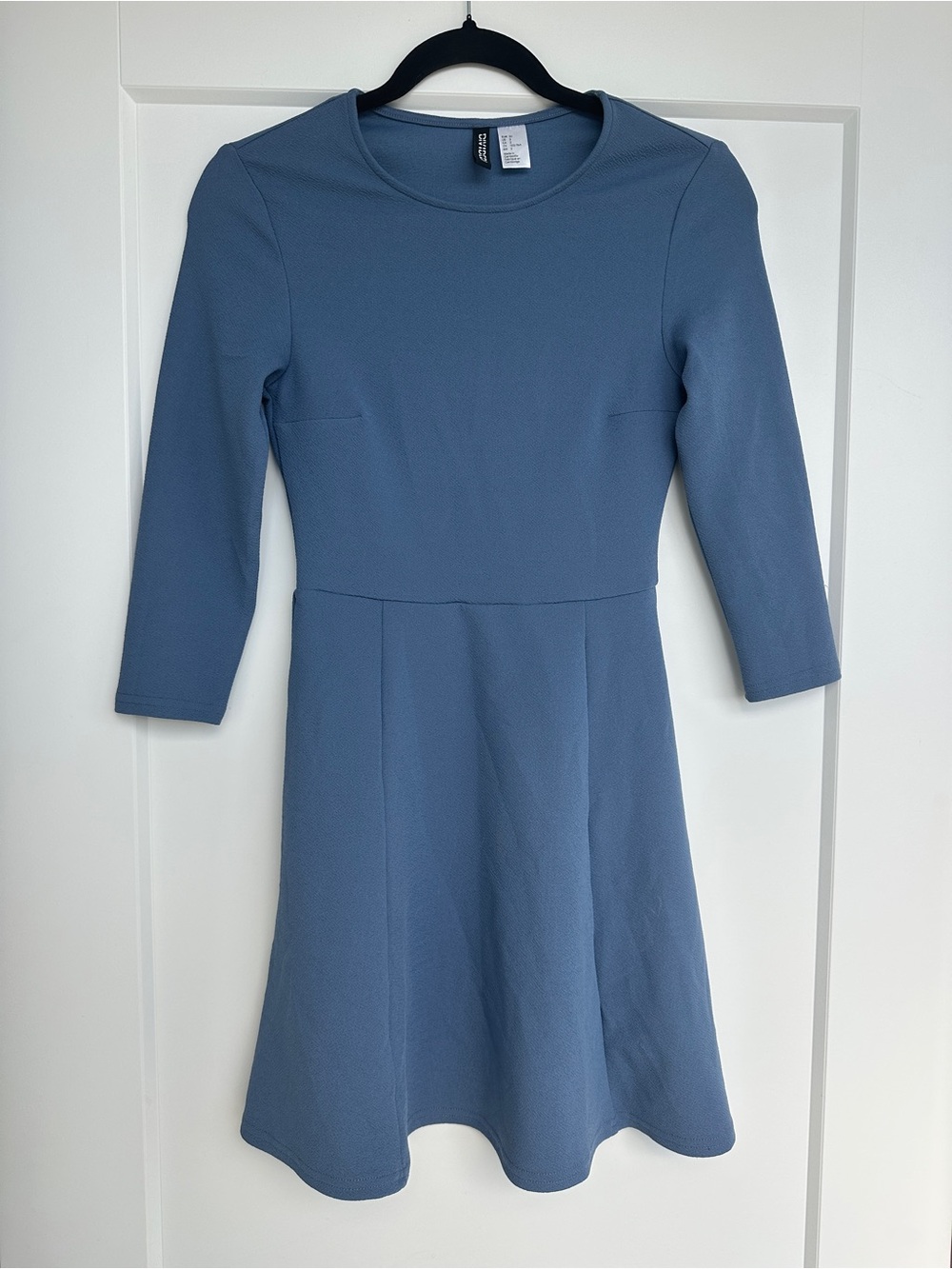 Women's Blue Fit-and-Flare Dress